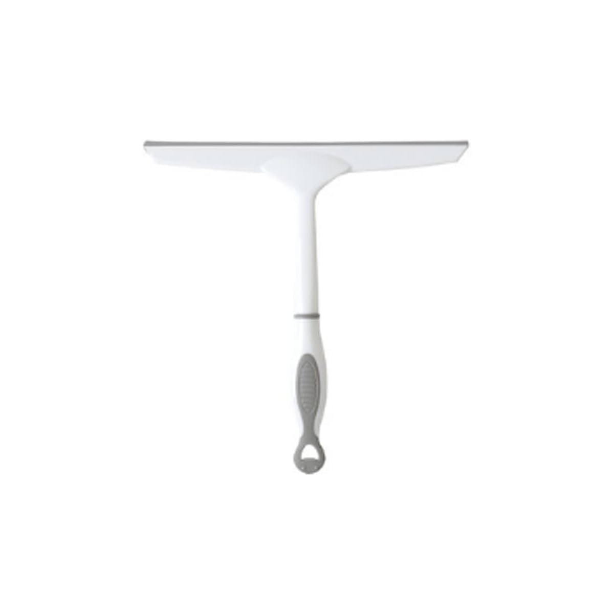 White Glass Squeegee with Hanging-Hole Handle