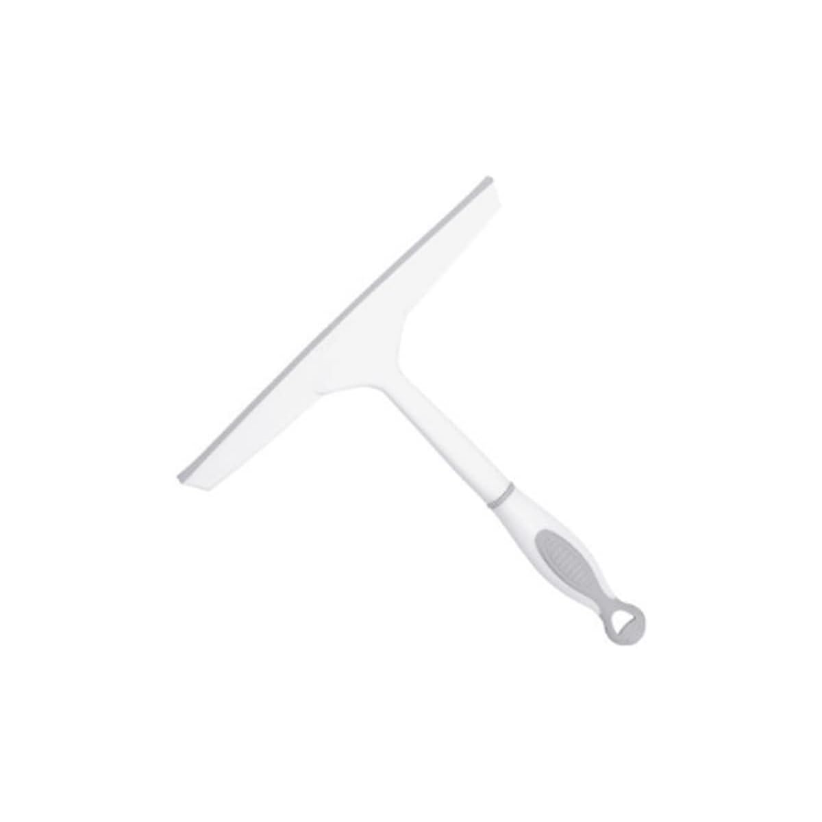 White Handheld Window and Glass Squeegee