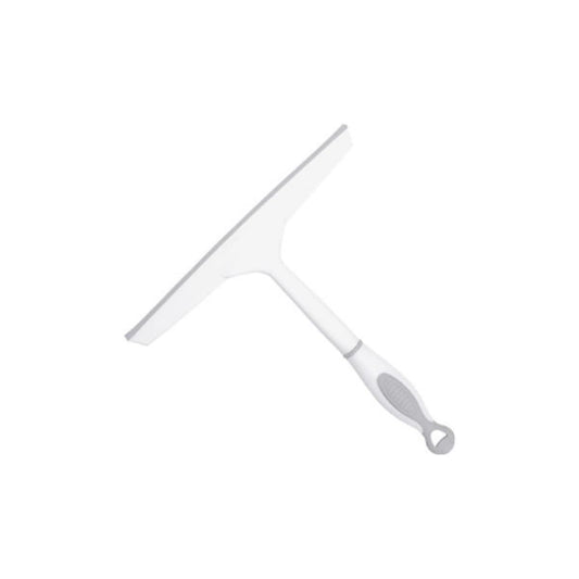 White Handheld Window and Glass Squeegee