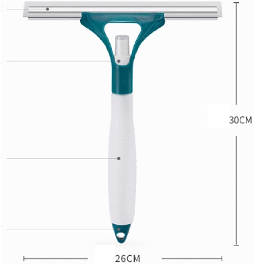 Double-Sided Window Cleaning Brush and Squeegee