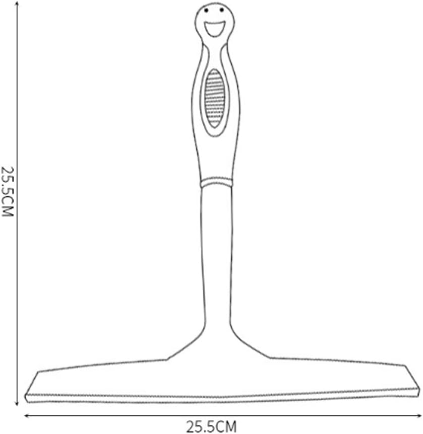 White Handheld Window and Glass Squeegee