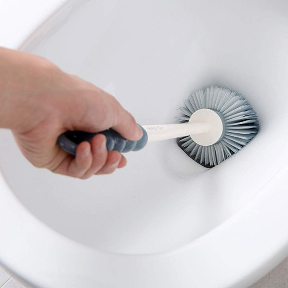 Long-Handled Toilet Brush with Storage Base