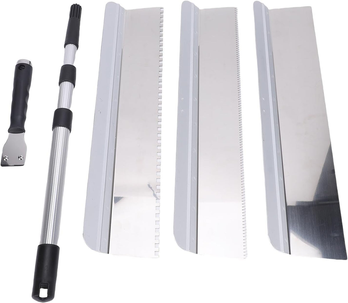 Floor-Leveling Squeegee with Telescopic Handle
